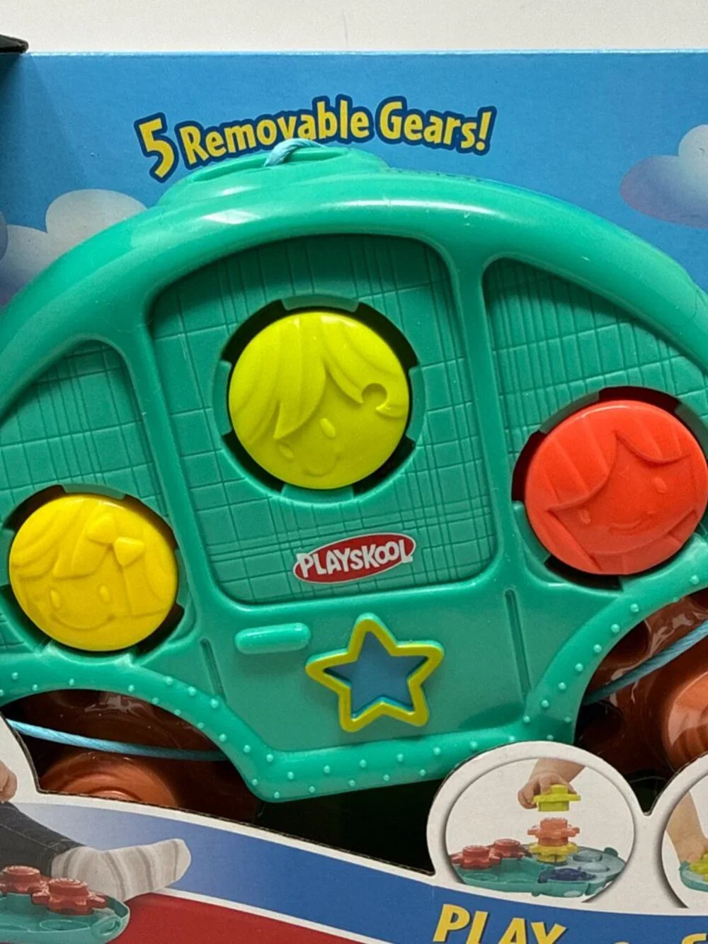 PLAYSKOOL 2 in 1 Roll' n Gears Car 12M+ Toddler Baby Toy Fun Educational Hasbro